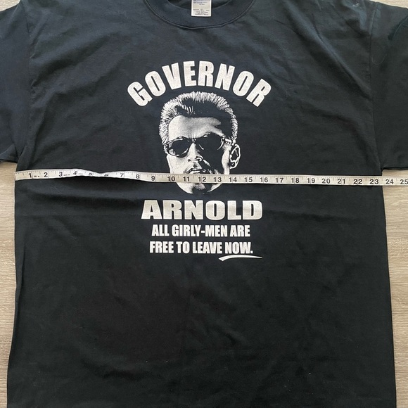 Vintage Arnold Schwarzenegger Governor T-shirt Men’s Size XL Terminator - Picture 4 of 5
